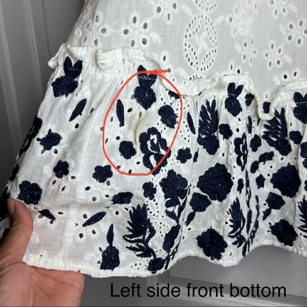 Allison New York White Eyelet Embroidered Maxi Dress- Anthropologie - Picture 11 of 16